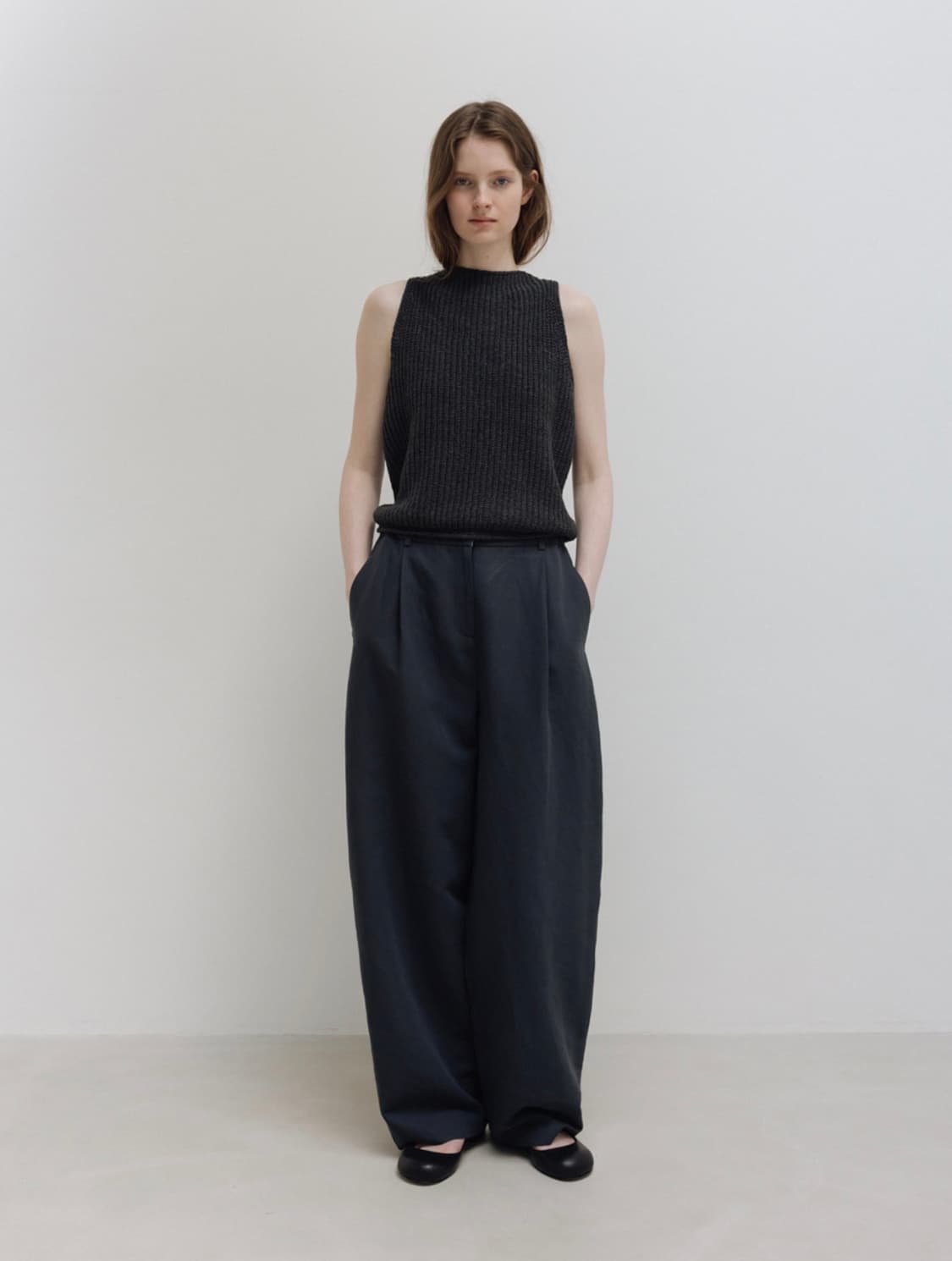 Moia 모이아 pebble sling-back (black) 상품이미지6