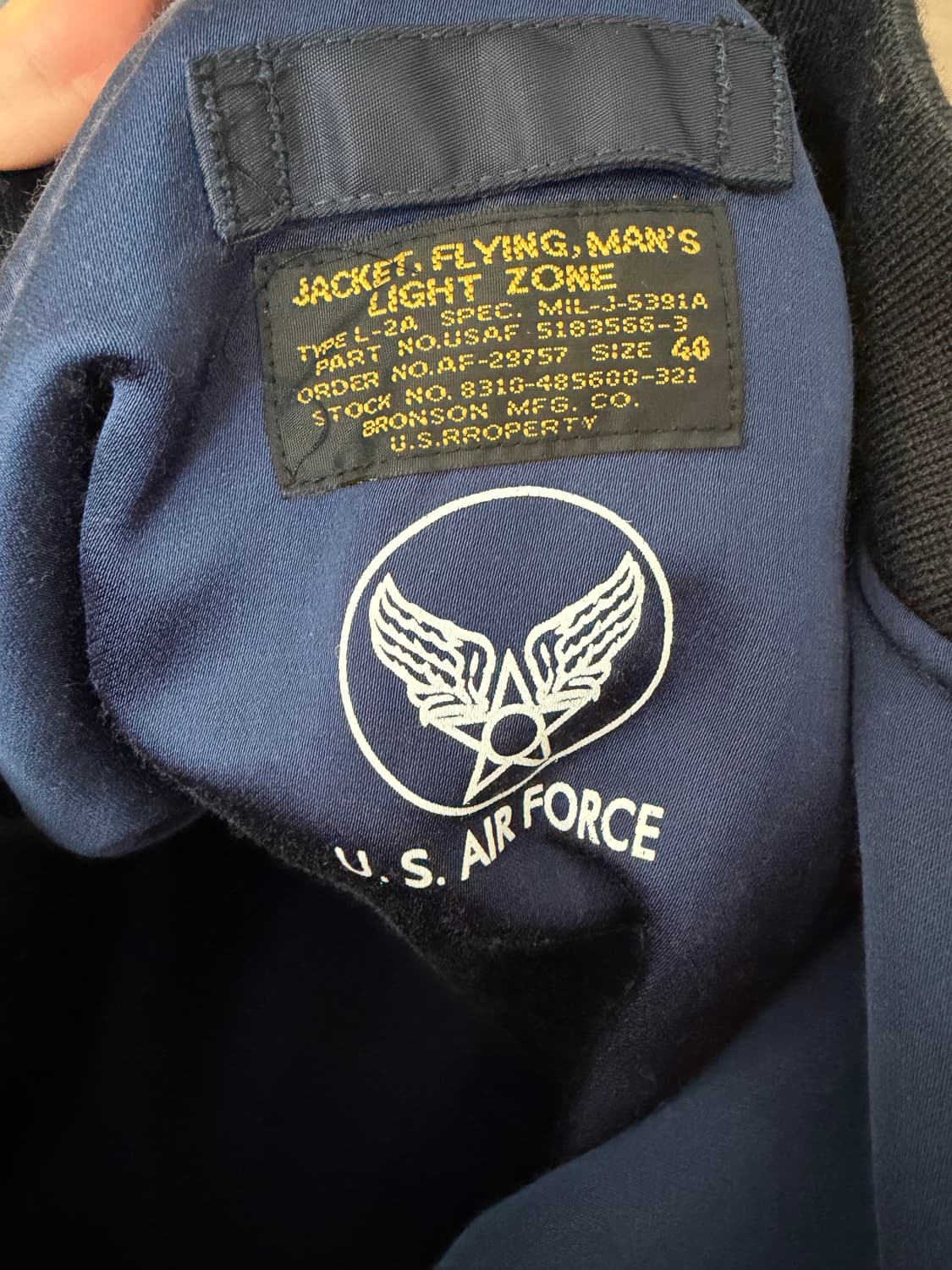 브론슨 L-2B 자켓 40사이즈 상품이미지3