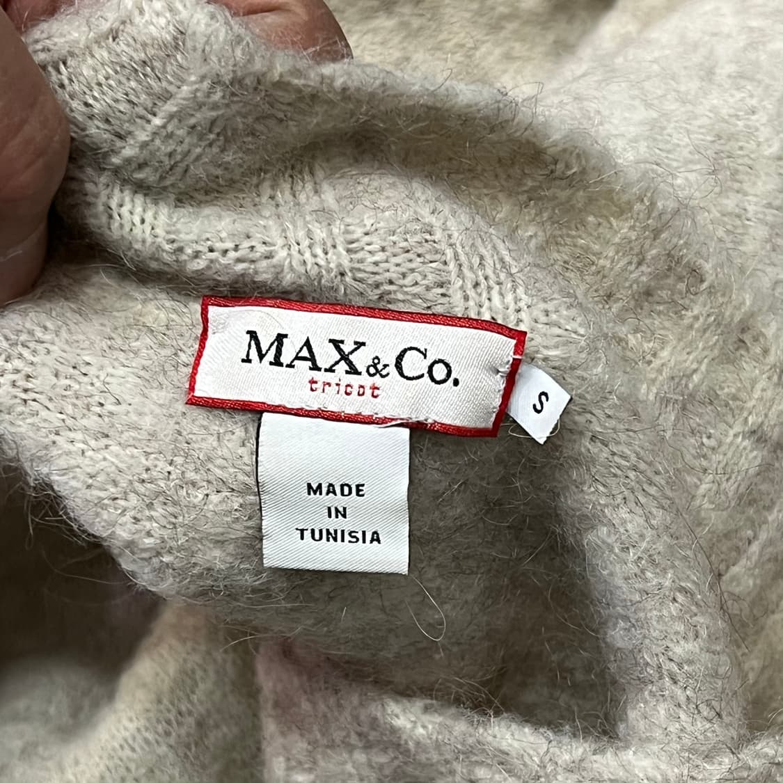  막스앤코 브이넥 모헤어 니트 y14536 상품이미지5