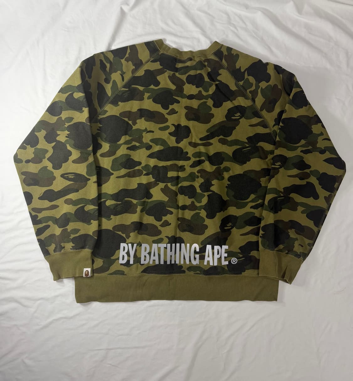 베이프 맨투맨 녹계 카모 빅헤드 상품이미지2