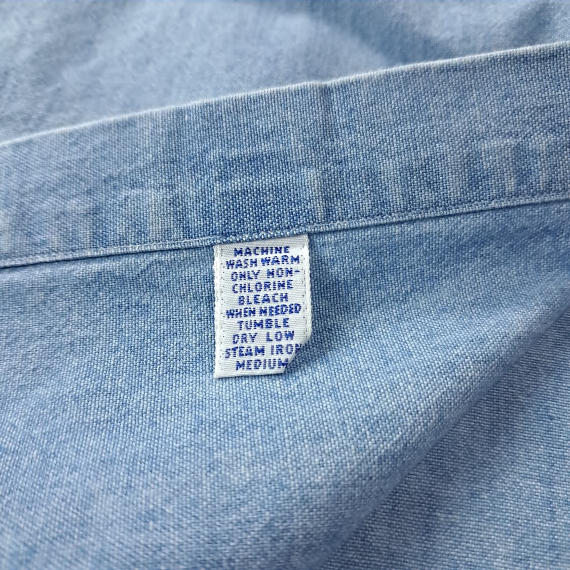 CK486 XL 폴로 90s 블레어 샴브레이 반팔 셔츠 남방 상품이미지5