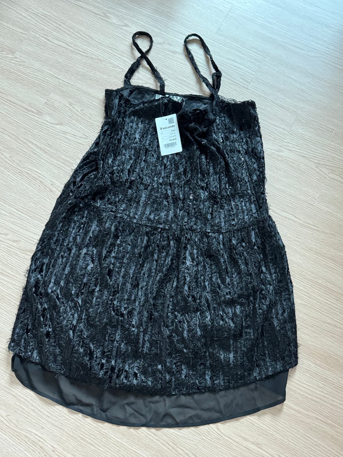 에잇세컨즈 자카드 벨벳 원피스 새상품 m 상품이미지4