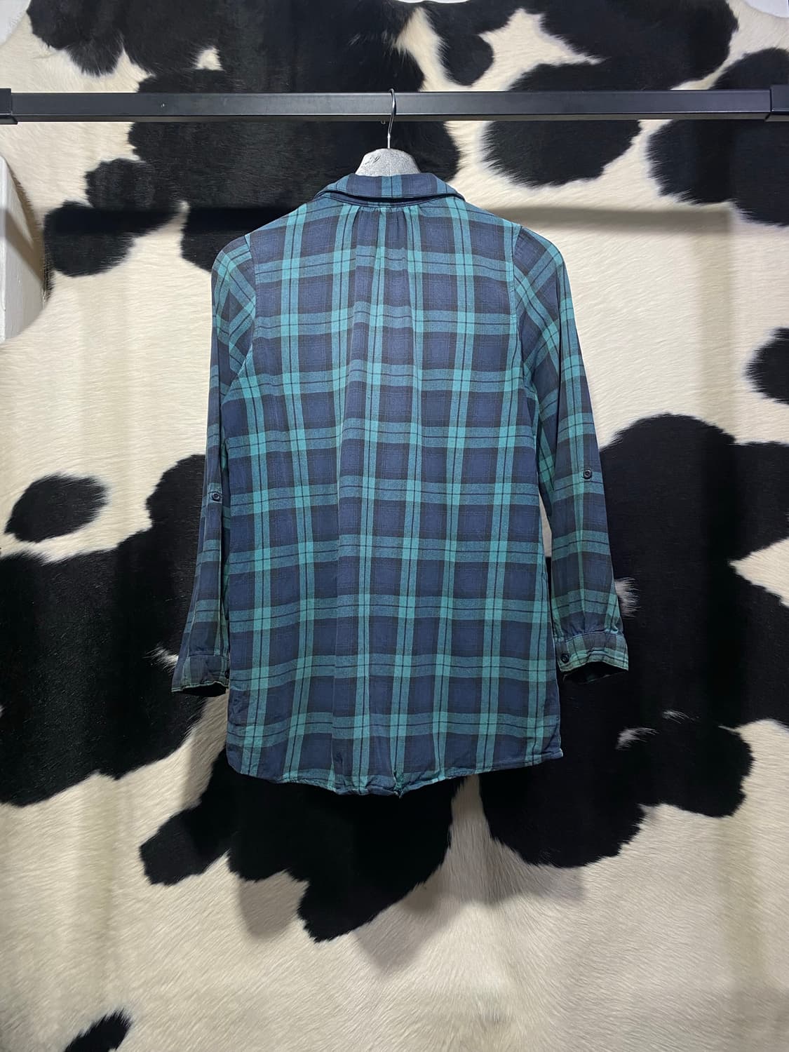 Lee prest 셔링 디테일 체크셔츠 상품이미지8