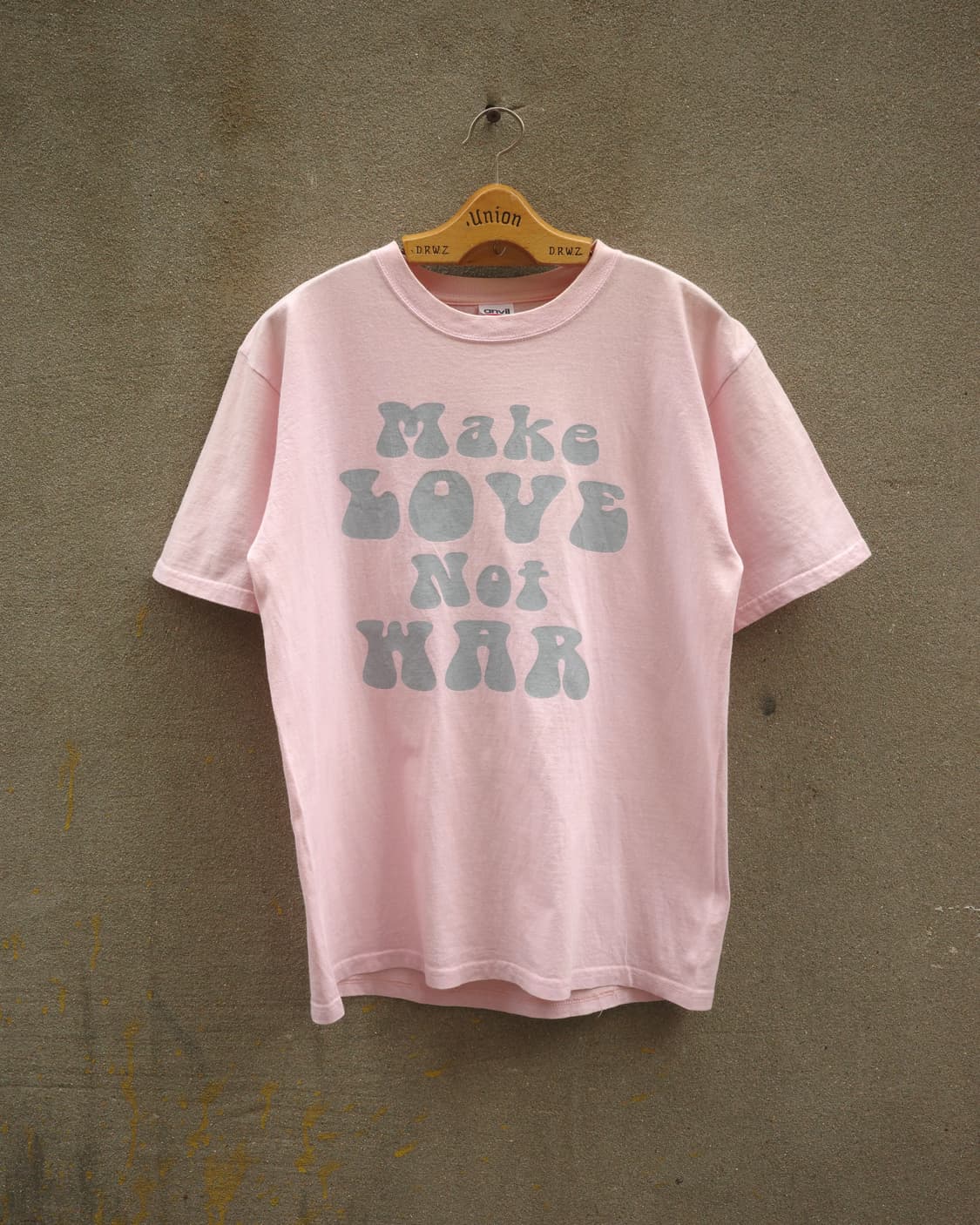 빈티지 히피 make love not war 셔츠 상품이미지1