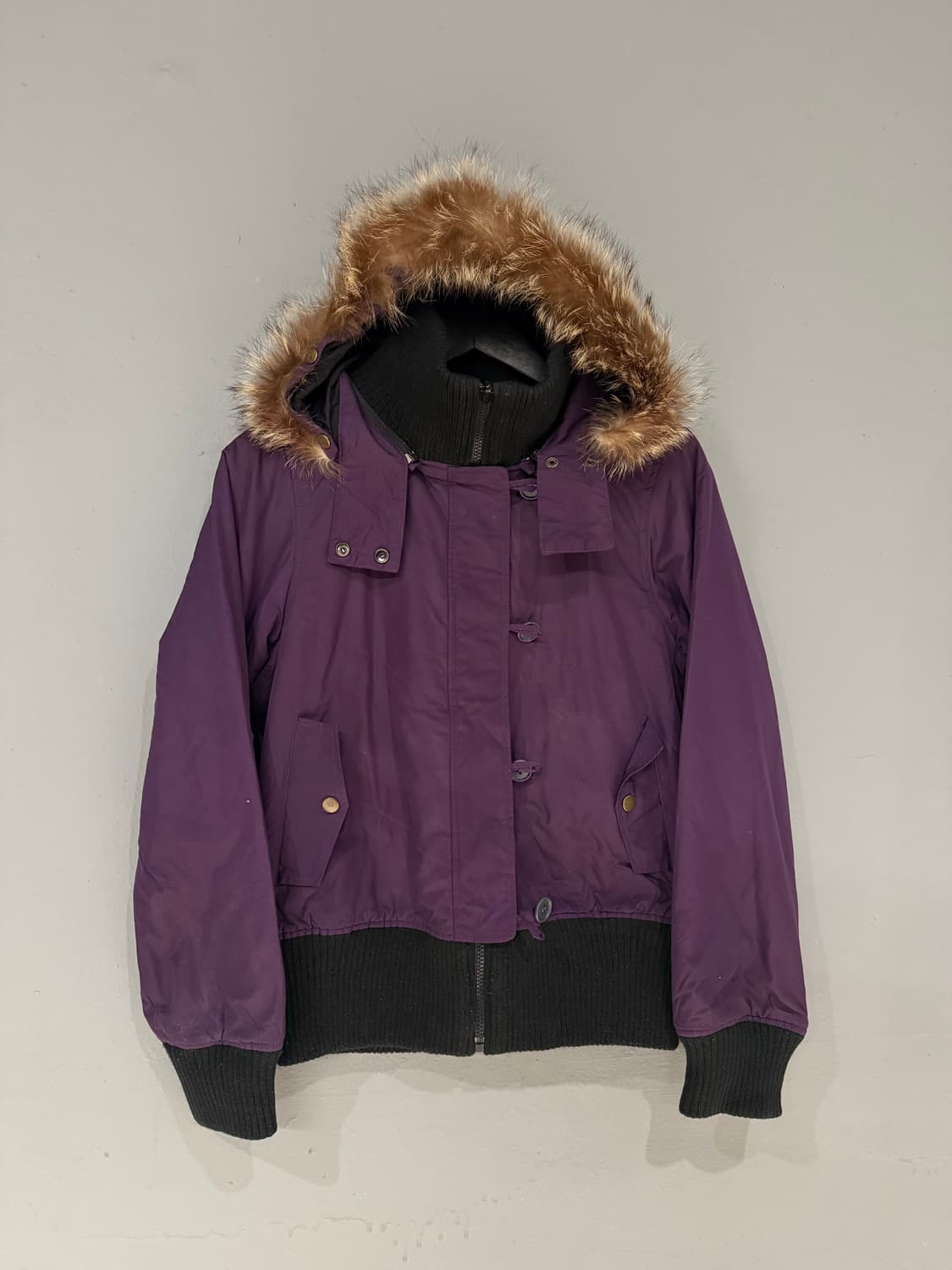 Reversible fur trimming n2b jumper 상품이미지8