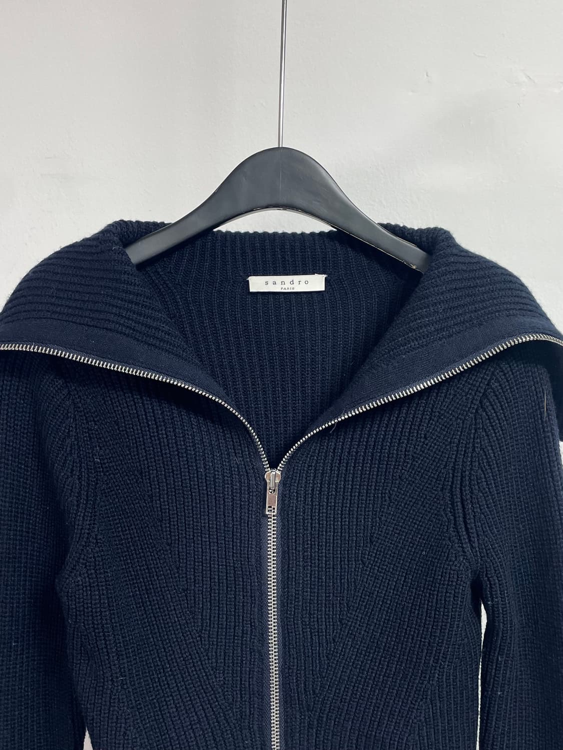 산드로 우먼스 투웨이 하이넥 니트집업 (on.531) 상품이미지3