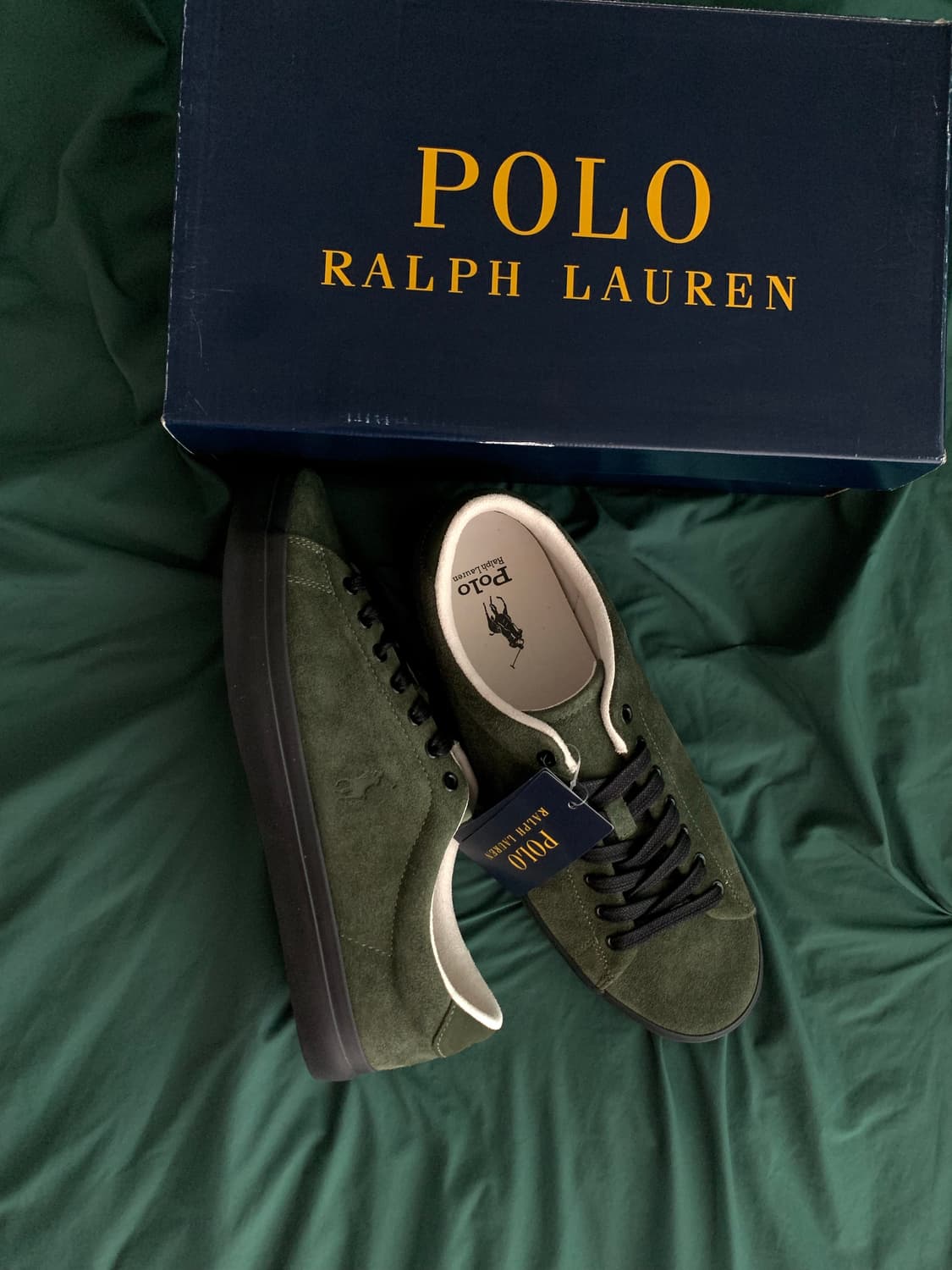 폴로 랄프로렌 스웨이드 롱우드 스니커즈  280 상품이미지1