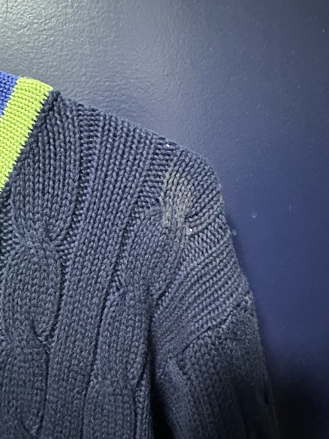 빈티지 폴로 니트 상품이미지2