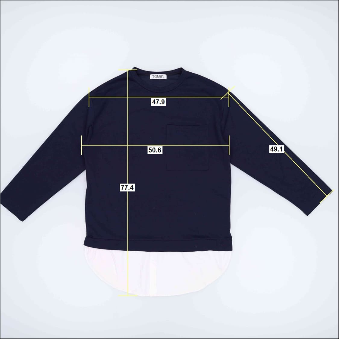 [F] 톰보이 여성 레이어드 긴팔 티셔츠 1103HR1 상품이미지5