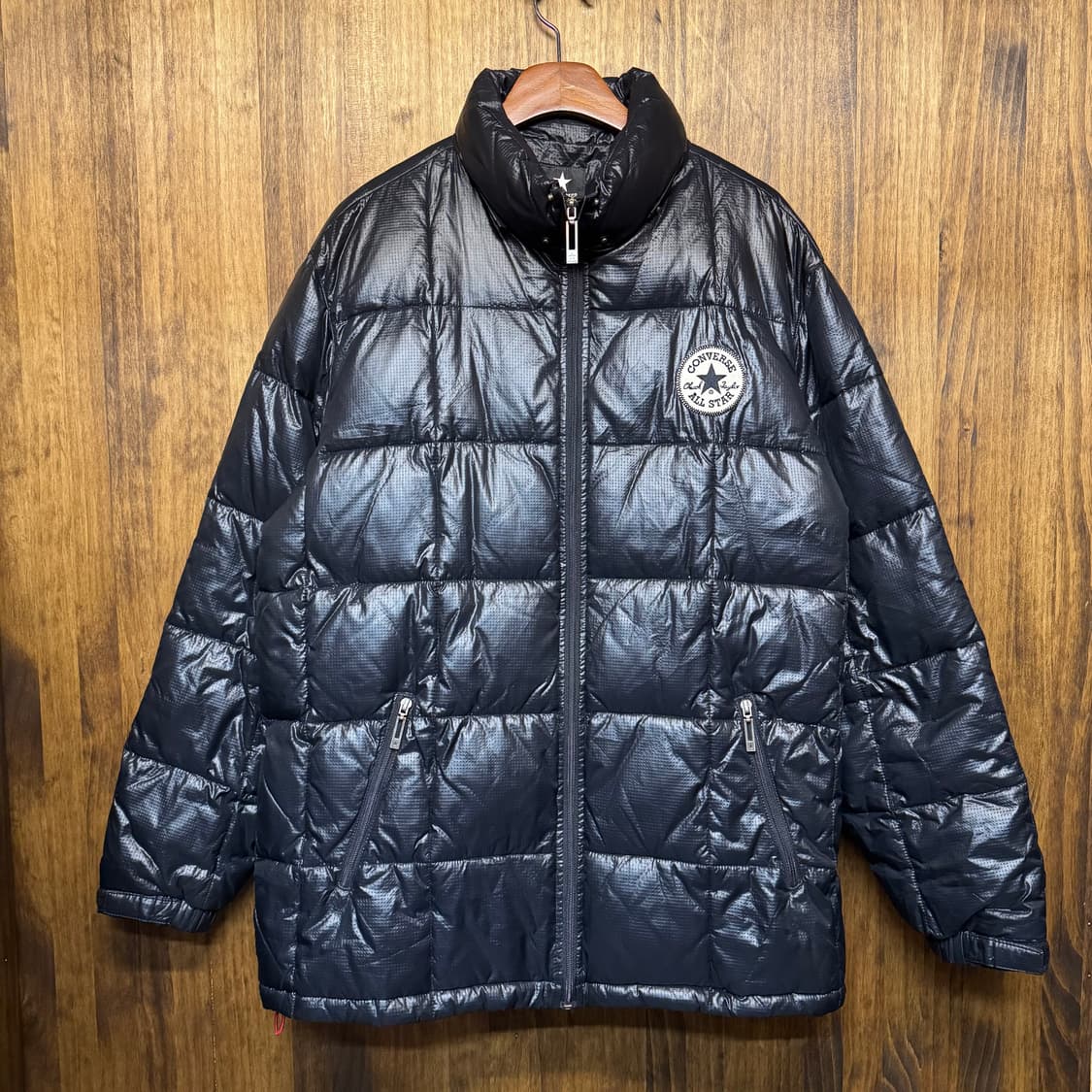 CONVERSE back logo padded jacket 상품이미지2