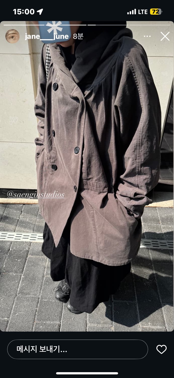 생긴스튜디오 MACKINAW COWL JACKET 상품이미지4