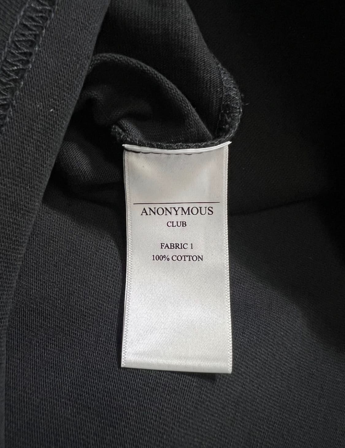 Anonymous club F&F sample 자수 티셔츠 상품이미지5