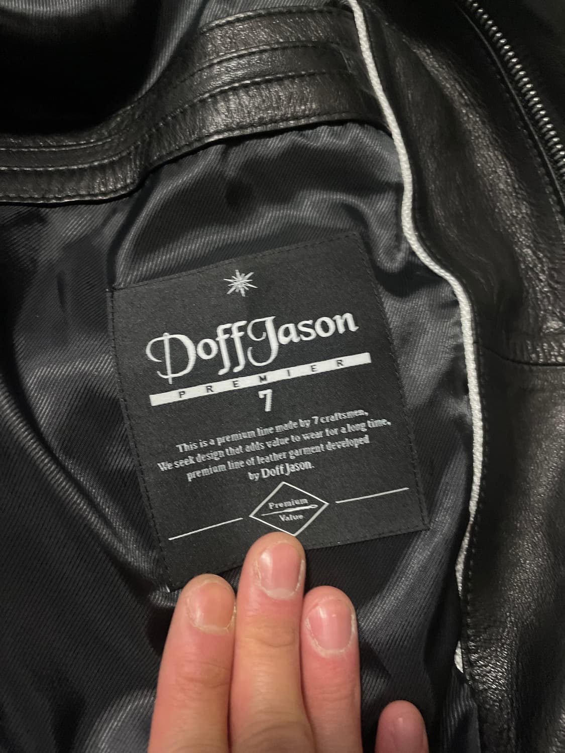 도프제이슨 프리미엄 배지터블 클래식 A-2 자켓 블랙 상품이미지9