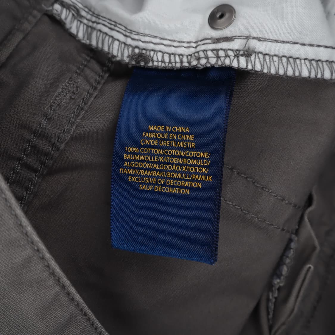 폴로 랄프로렌 그레이 워크 코튼 팬츠 상품이미지9