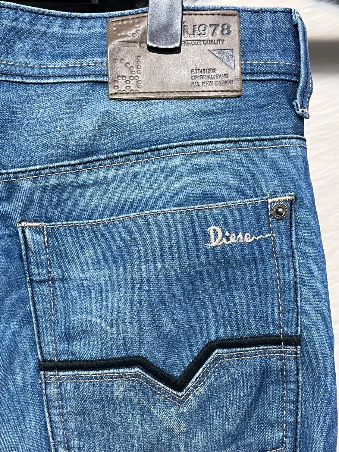 디젤 포켓 자수 데님팬츠 상품이미지5