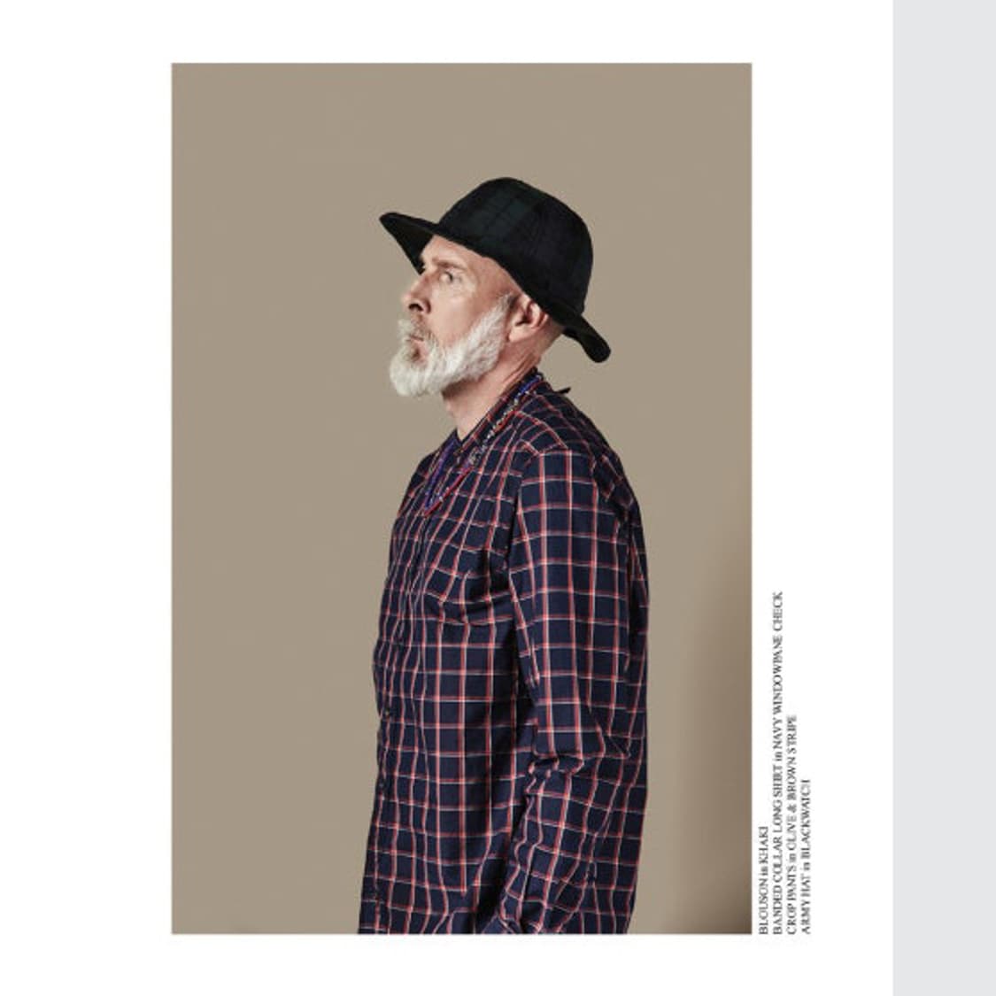 이스트로그 왁스드 코튼 블랙와치 버킷햇 상품이미지2