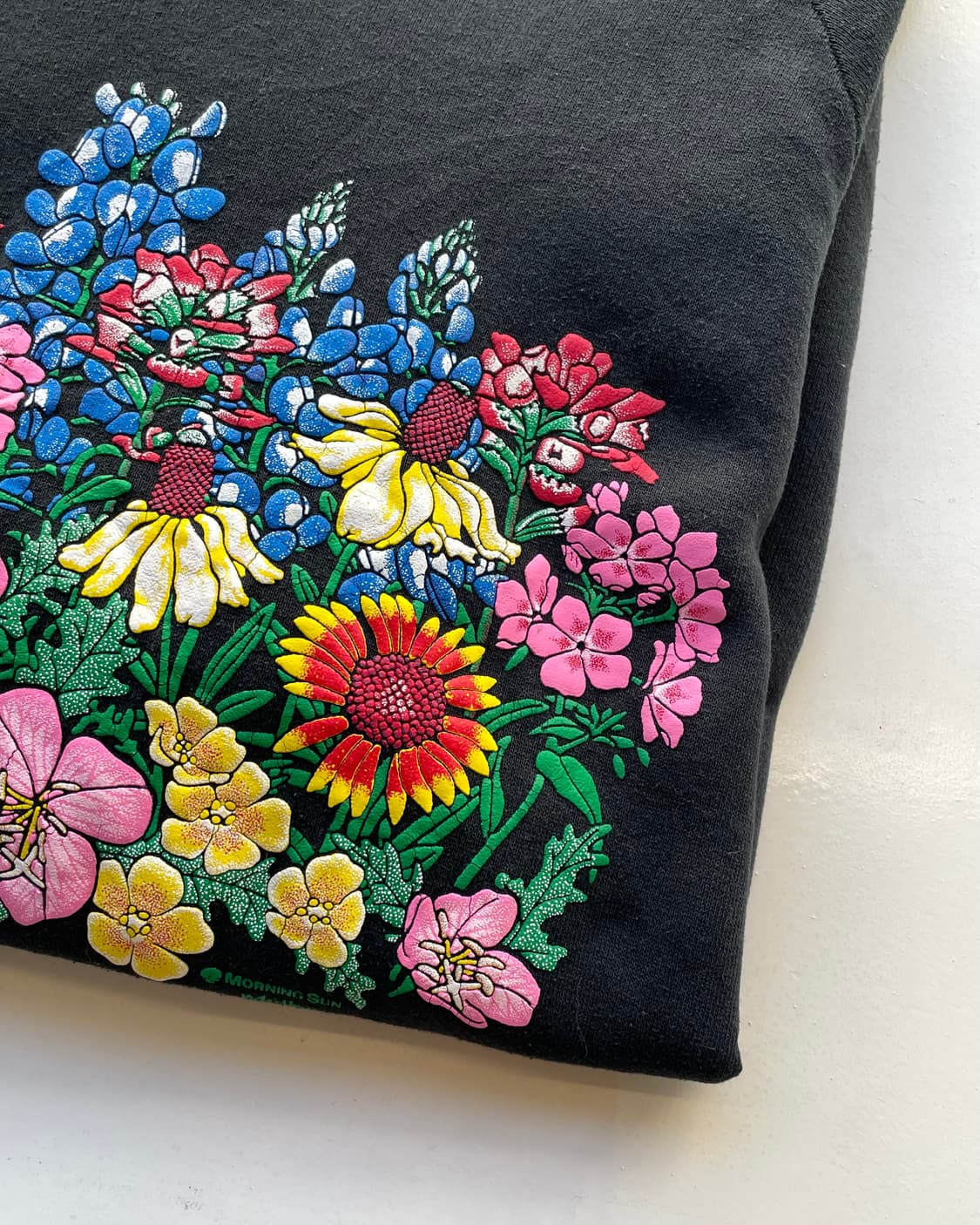 90s USA Morning sun collar sweatshirt 💐 상품이미지10