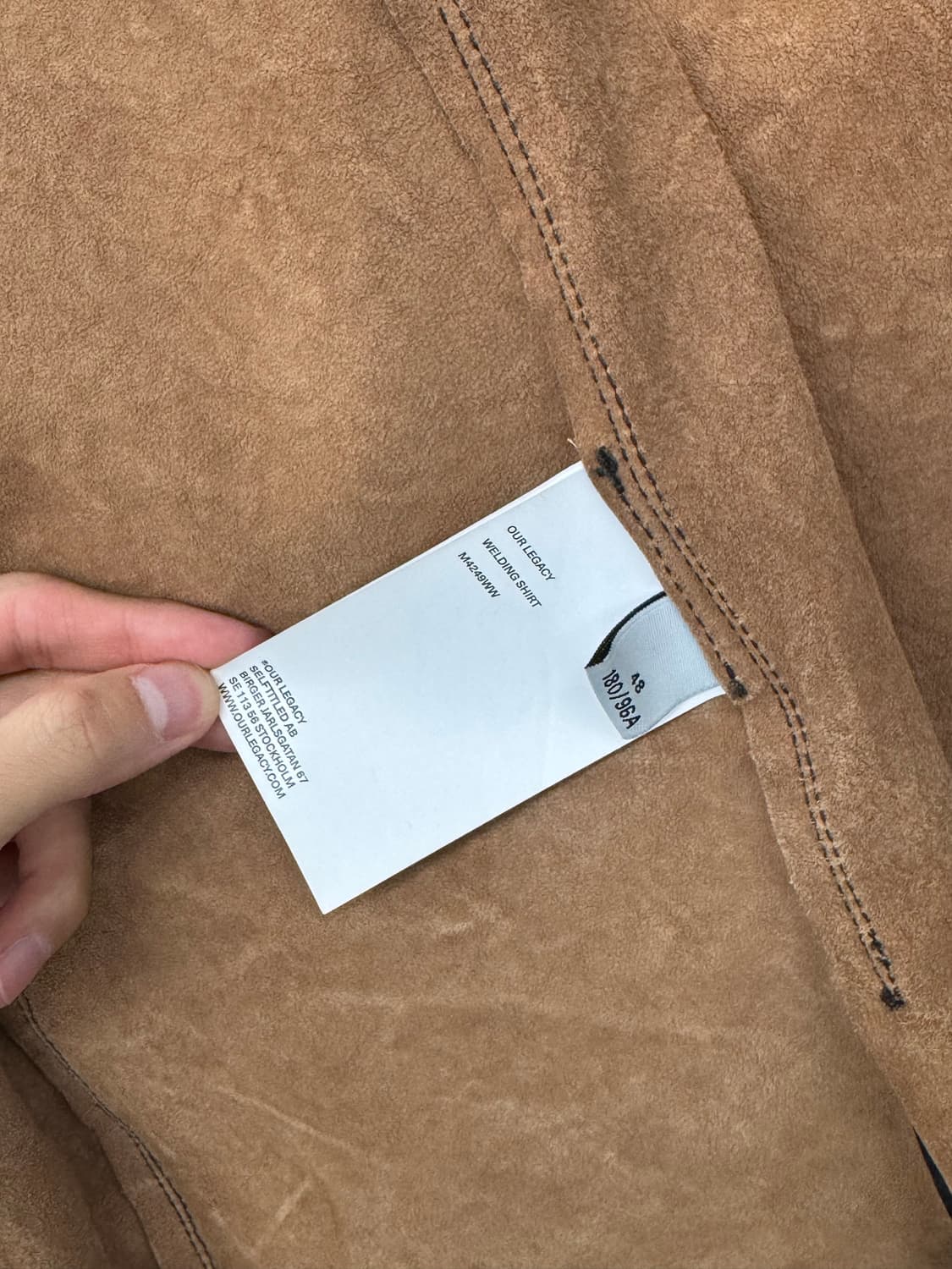 [48]아워레가시 웰딩셔츠 램스킨 상품이미지9