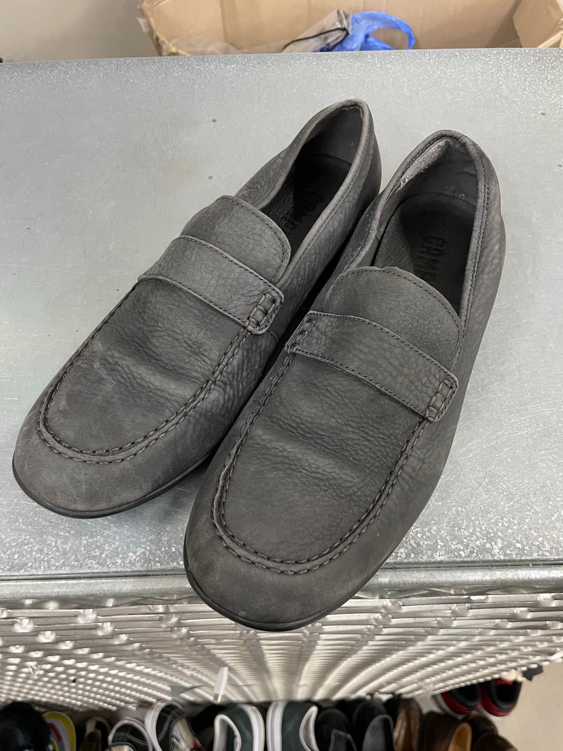 캠퍼 레더 로퍼 그레이 42 (gr-4476) 상품이미지2