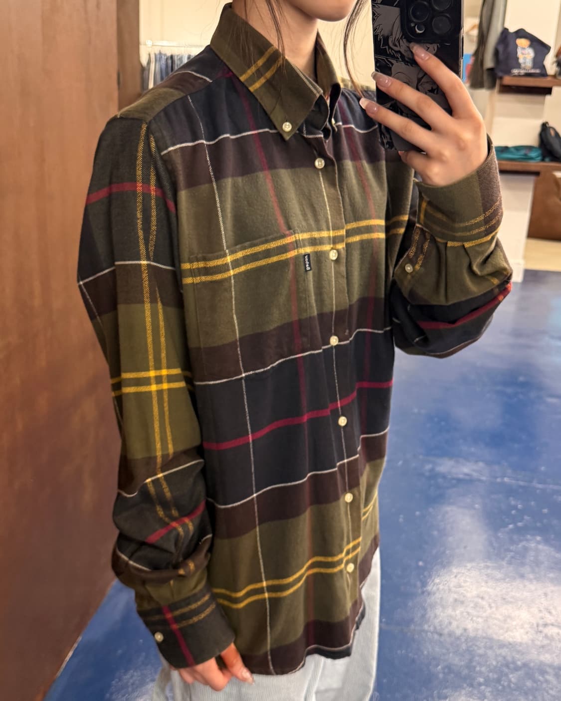 Barbour 바버 체크 셔츠 상품이미지2