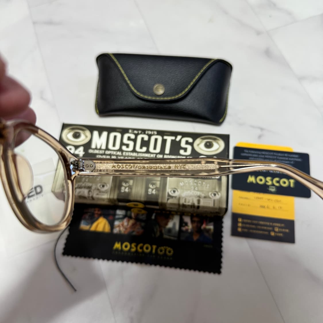 (실착 0회) 모스콧 렘토쉬 47 시나몬 풀박스 상품이미지6