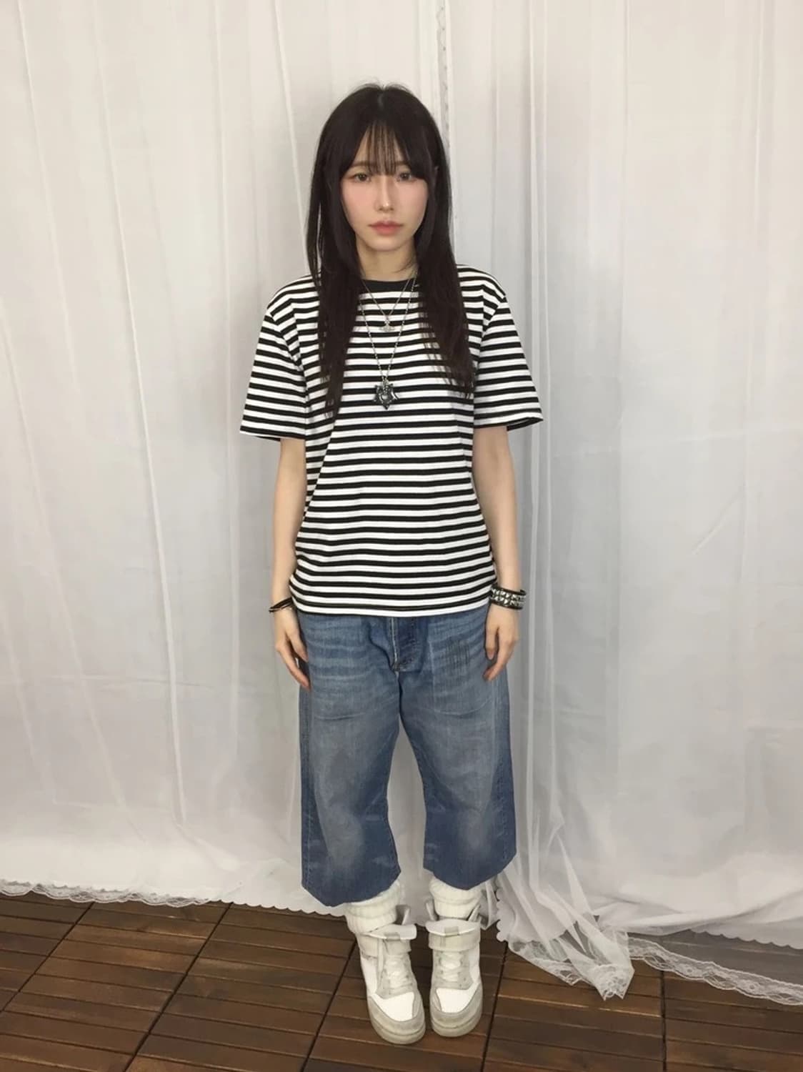 Jpn Doula Doula Black Stripe Tee 상품이미지1