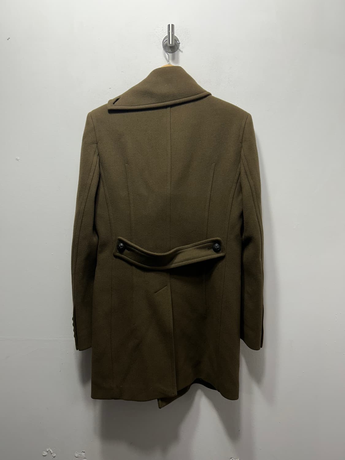 시스템 여성 카키 코트 자켓 L 상품이미지2