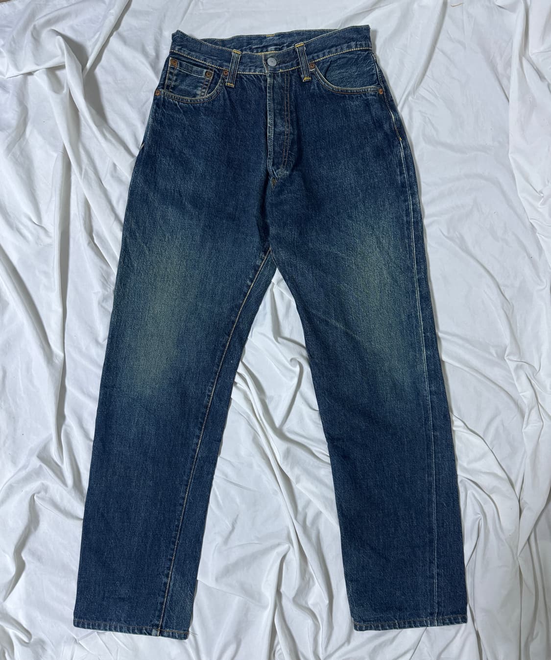 90s 에비수 2501 셀비지 데님팬츠 EVIS 상품이미지2