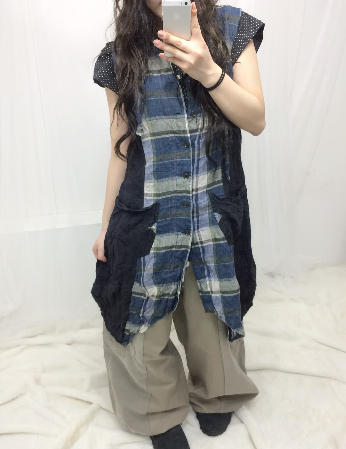 체크 도트 모리 셋 상품이미지2