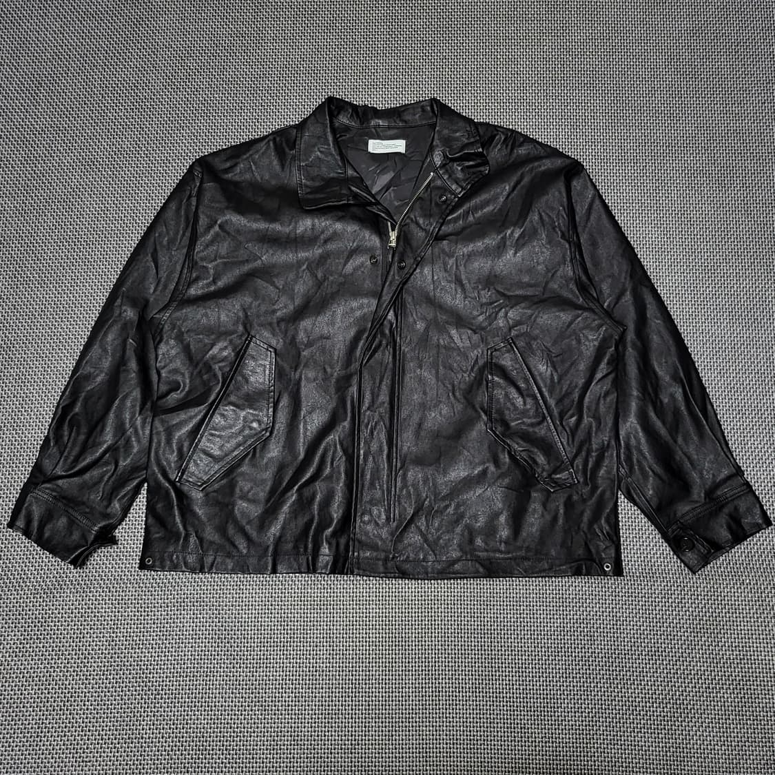 파르티멘토 오버핏 가죽 자켓 (L) 상품이미지1