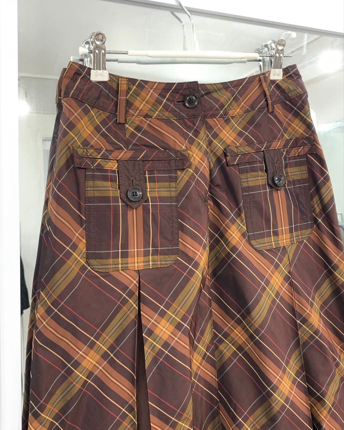 [TACHIBANA] pocket check pattern skirt  상품이미지2