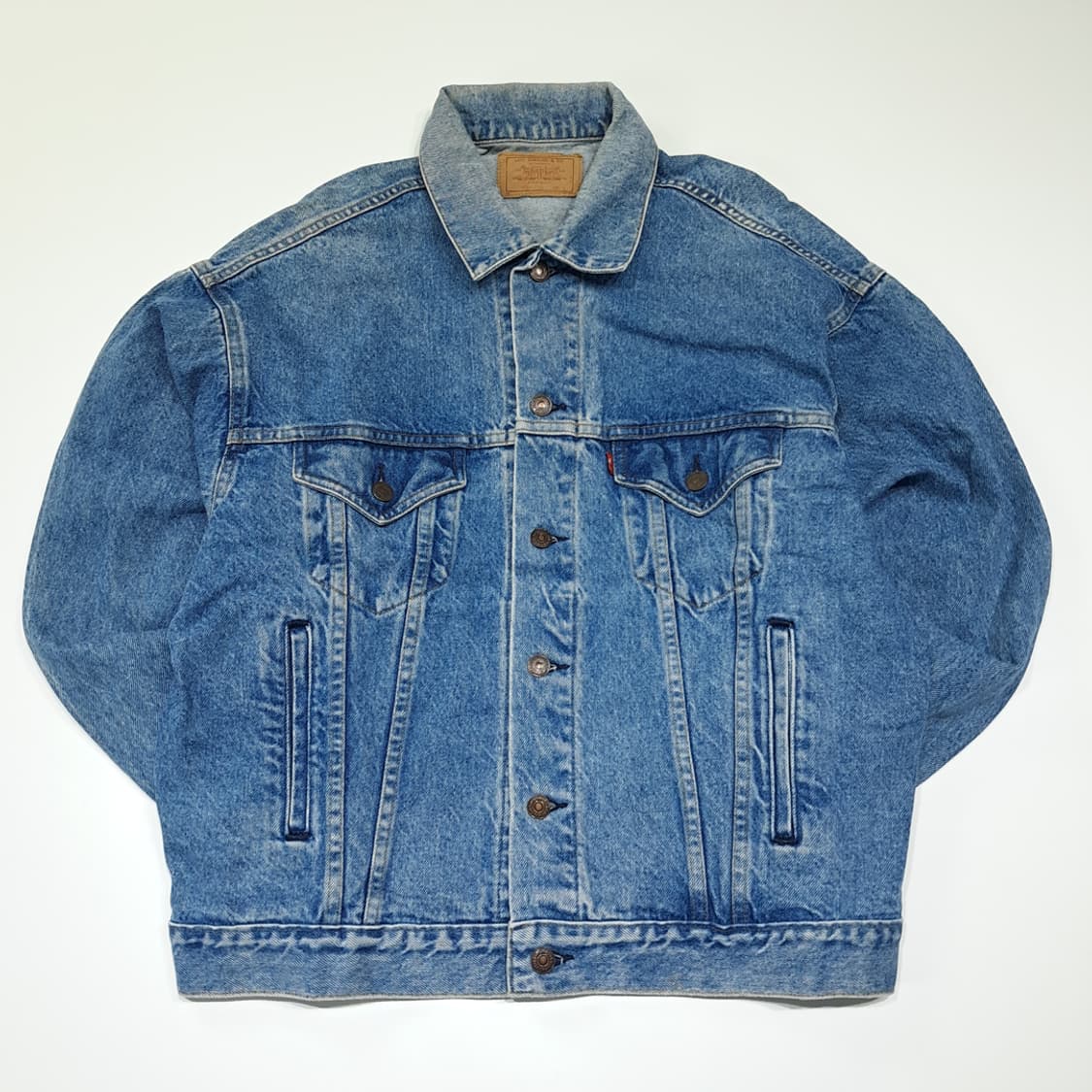 CL946 L 리바이스 90s 미국산 70507 레드탭 데님 자켓 상품이미지1