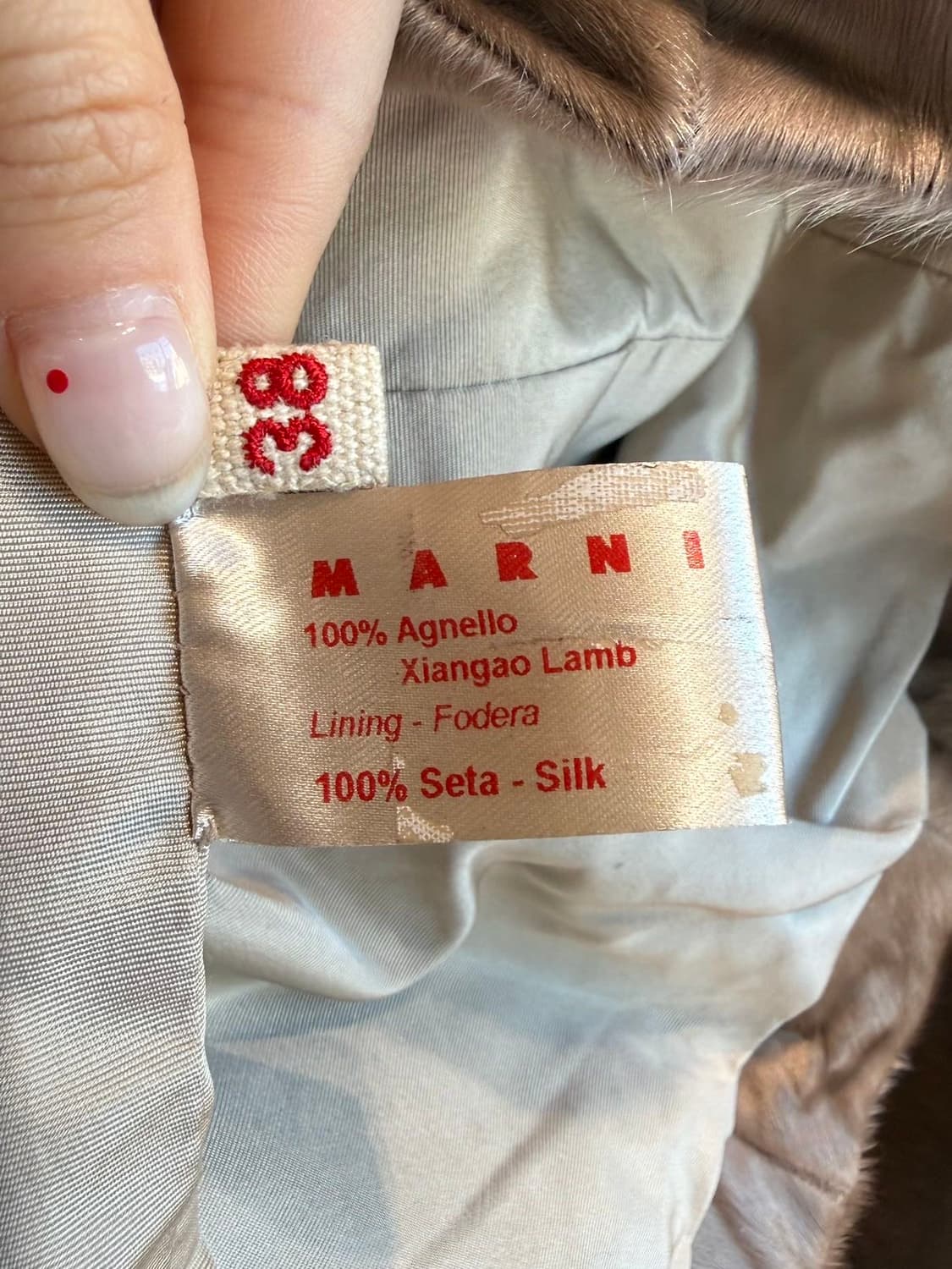 마르니 브라운 아그넬로 히든버튼 자켓  상품이미지9