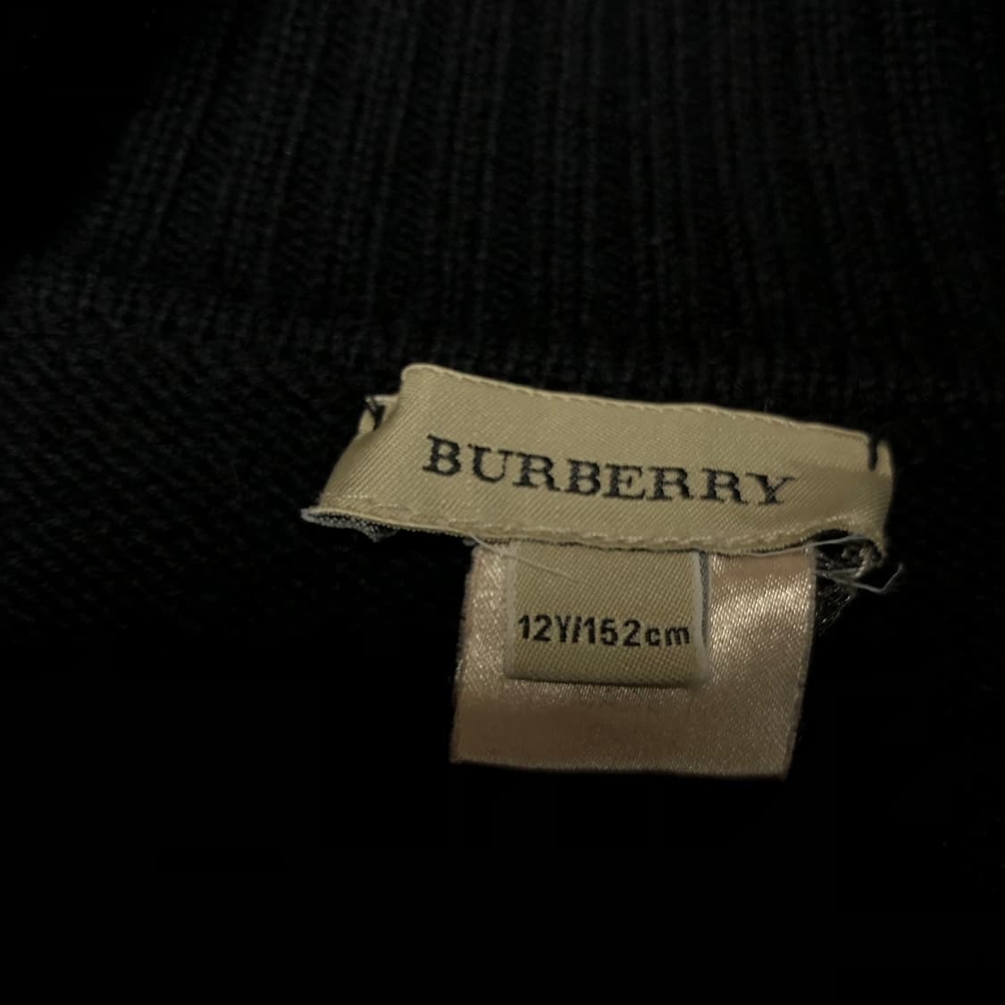 버버리 니트 자켓 정품 집업 152 size 상품이미지5
