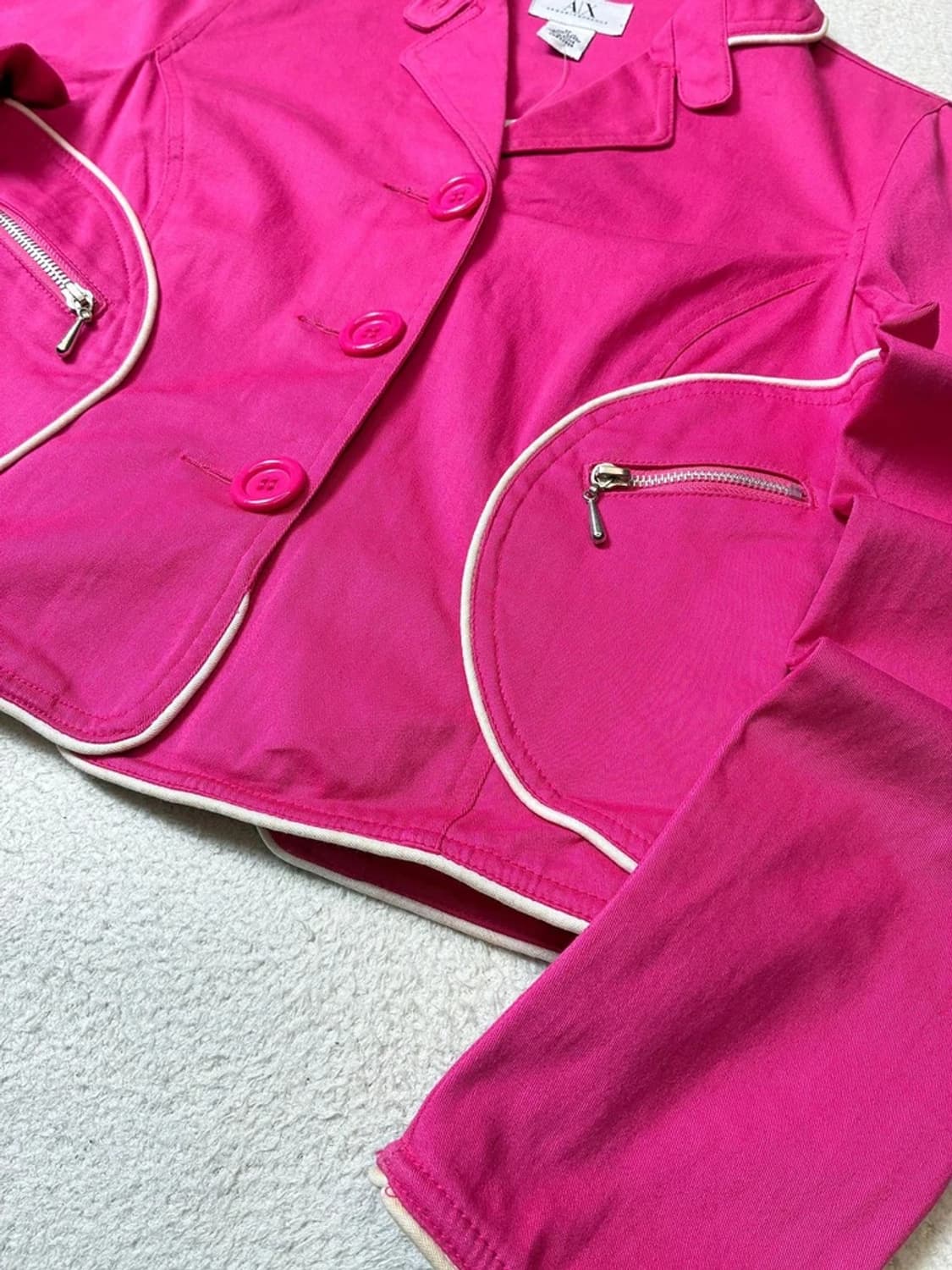 아르마니 익스체인지 00's 파이핑 라이더 자켓 PN7513 상품이미지3