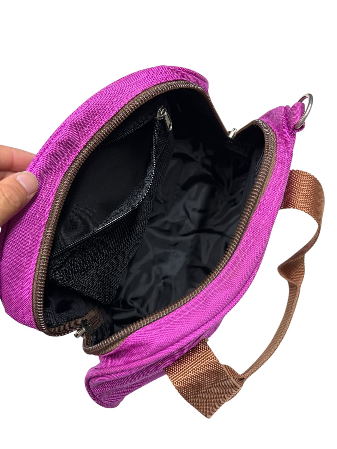 The North Face 퍼플 더플백 상품이미지3