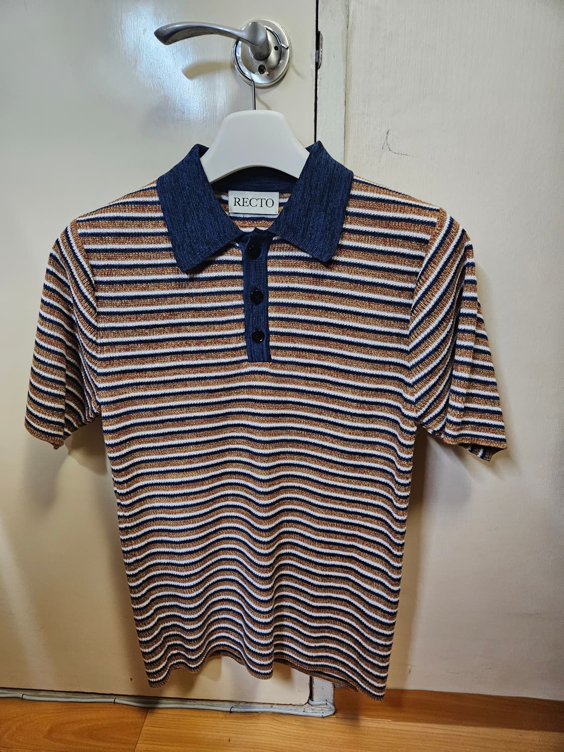 M) 렉토 24ss 70s 프렌치 폴로 니트 상품이미지2
