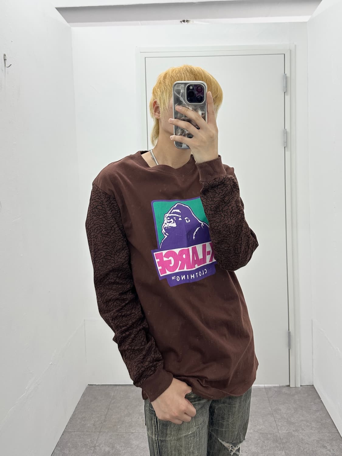 XLARGE gorilla graphic printing sleeve 상품이미지2