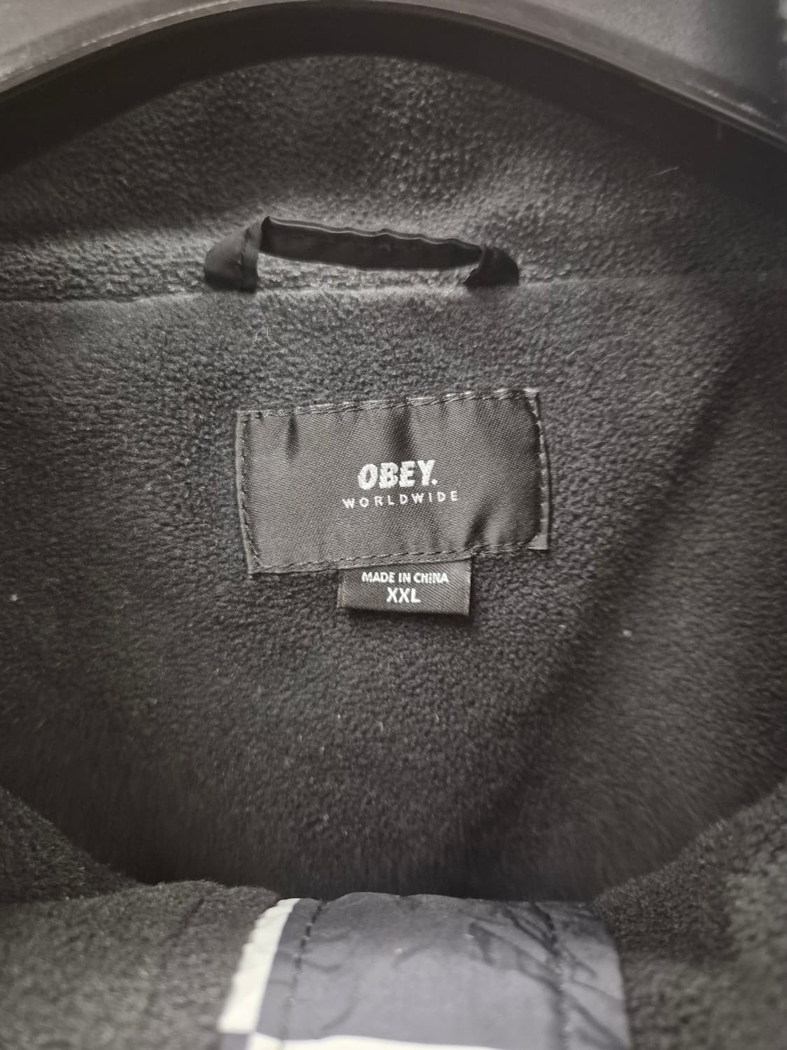 OBEY 체커 바람막이 XXL 상품이미지5