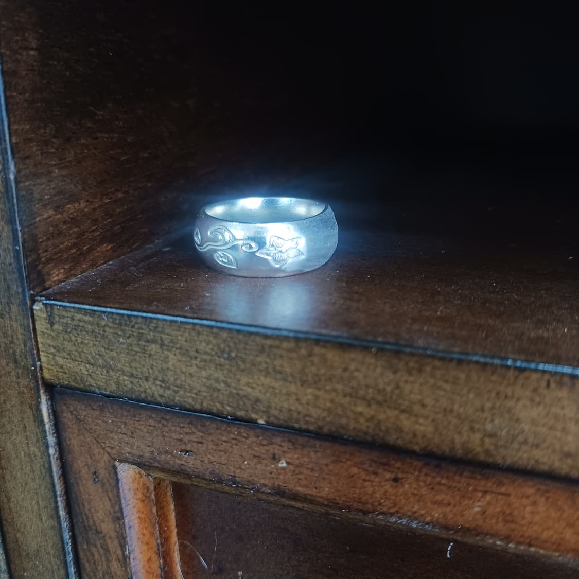 큰별꽃반지 순은99 은가락지 8미리  상품이미지3