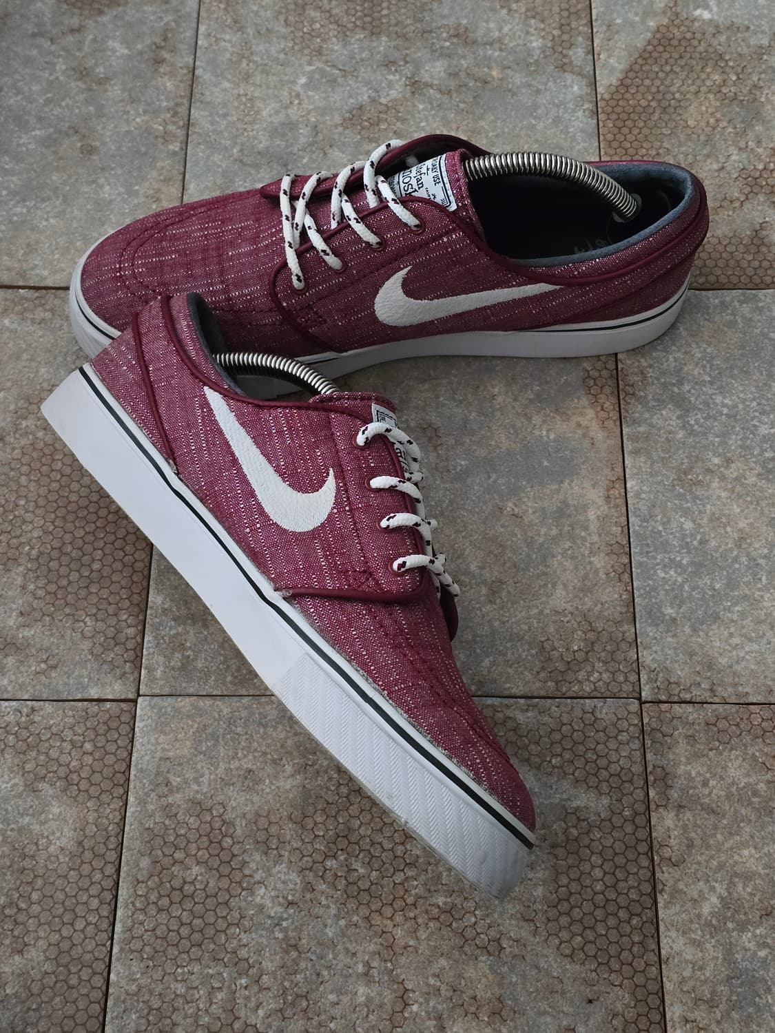 (255)나이키 sb 스테판 야노스키 캔버스 버건디  상품이미지5