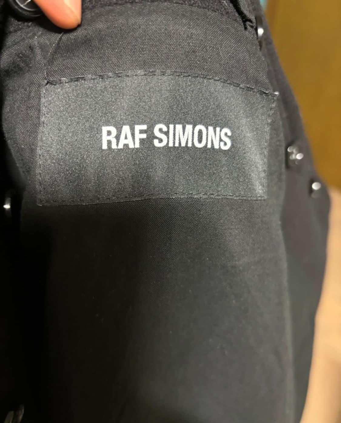 라프시몬스 울 크롭 자켓 상품이미지4