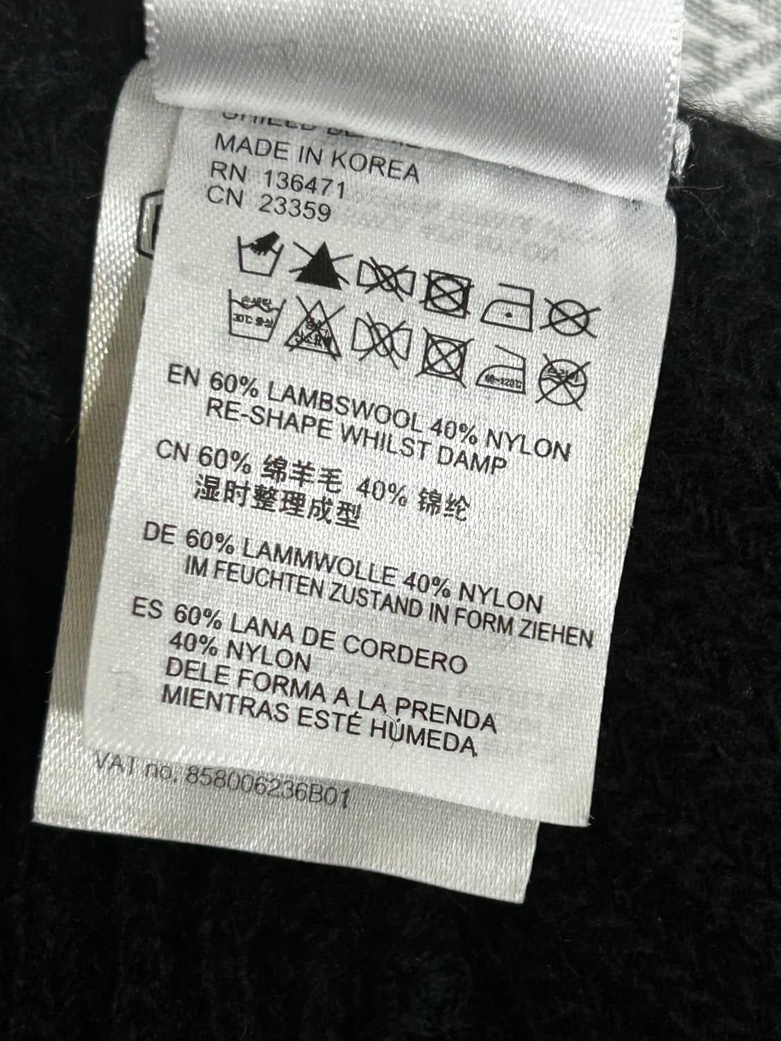 Deus 데우스 엑스 마키나 블랙 비니 모자 상품이미지6