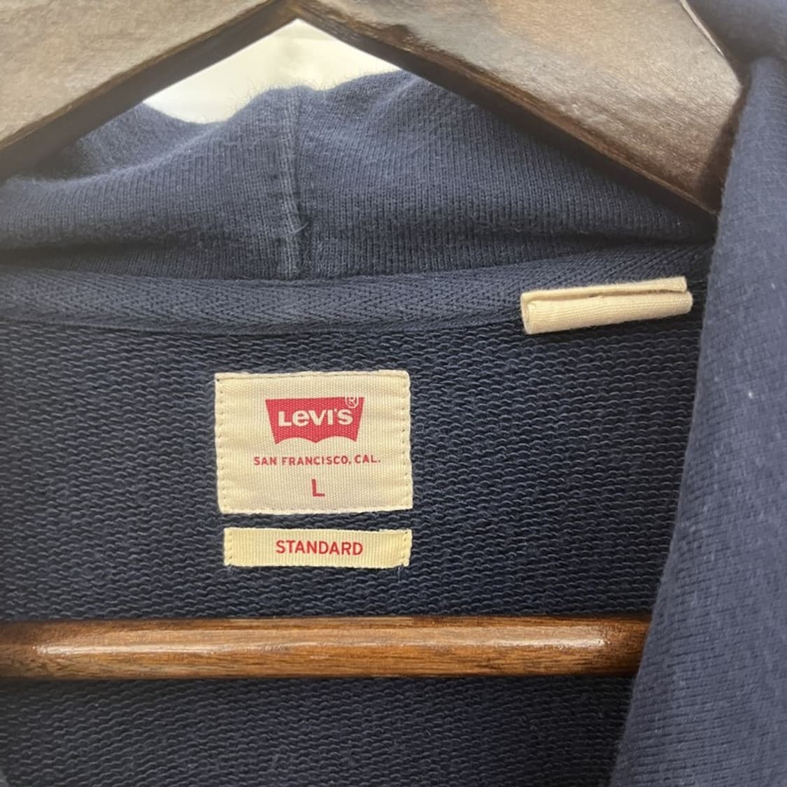 리바이스 올드스쿨 레트로 체스트로고 후드티 L C10620 상품이미지5