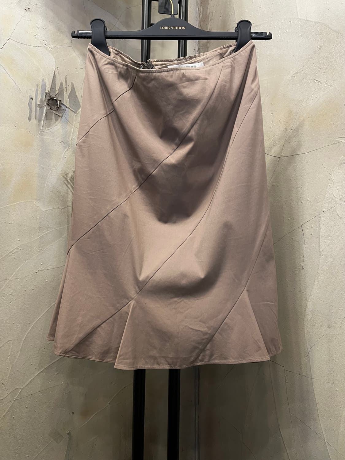 질샌더 나이론 면스판 도킹 플레어 스커트 55 상품이미지1