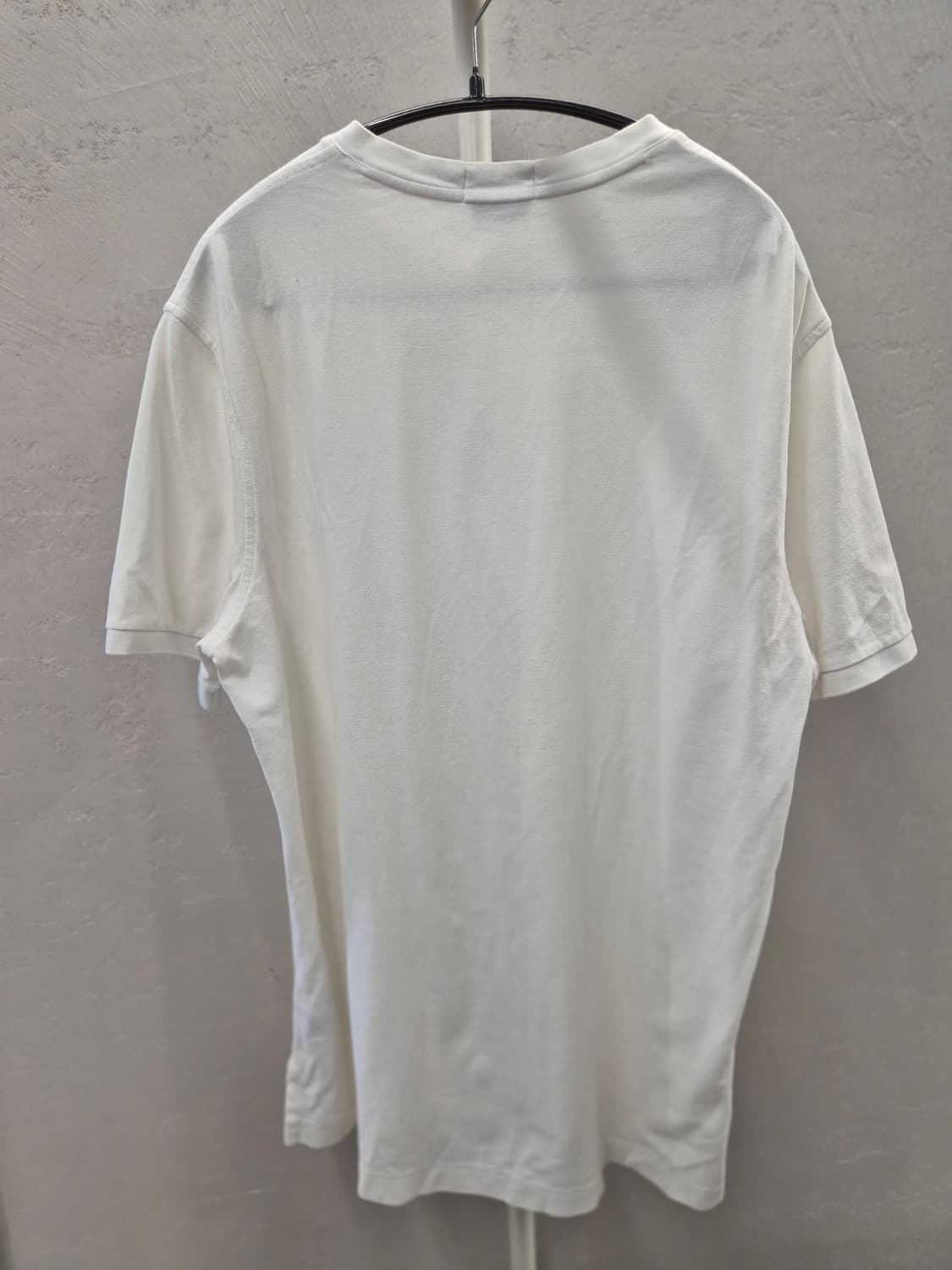 폴로 랄프로렌 화이트 메쉬 헨리넥 티셔츠 L 상품이미지3