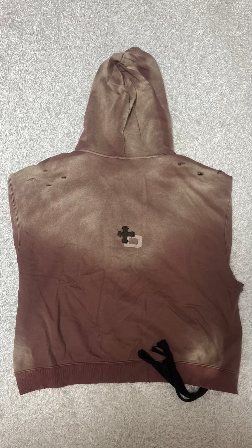 [OS] 틸던 아트후디(버건디) 상품이미지3