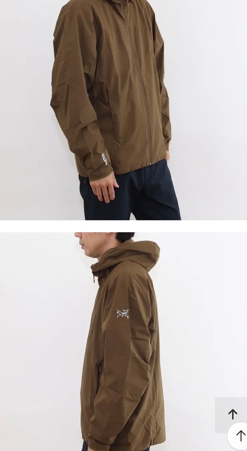 [M] 아크테릭스 솔라노 후디 그리즈 미디움 상품이미지6