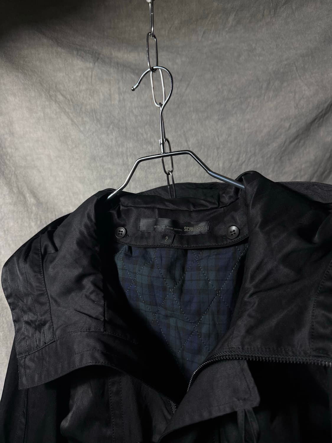 Schlüssel High-Neck Military Coat 상품이미지5