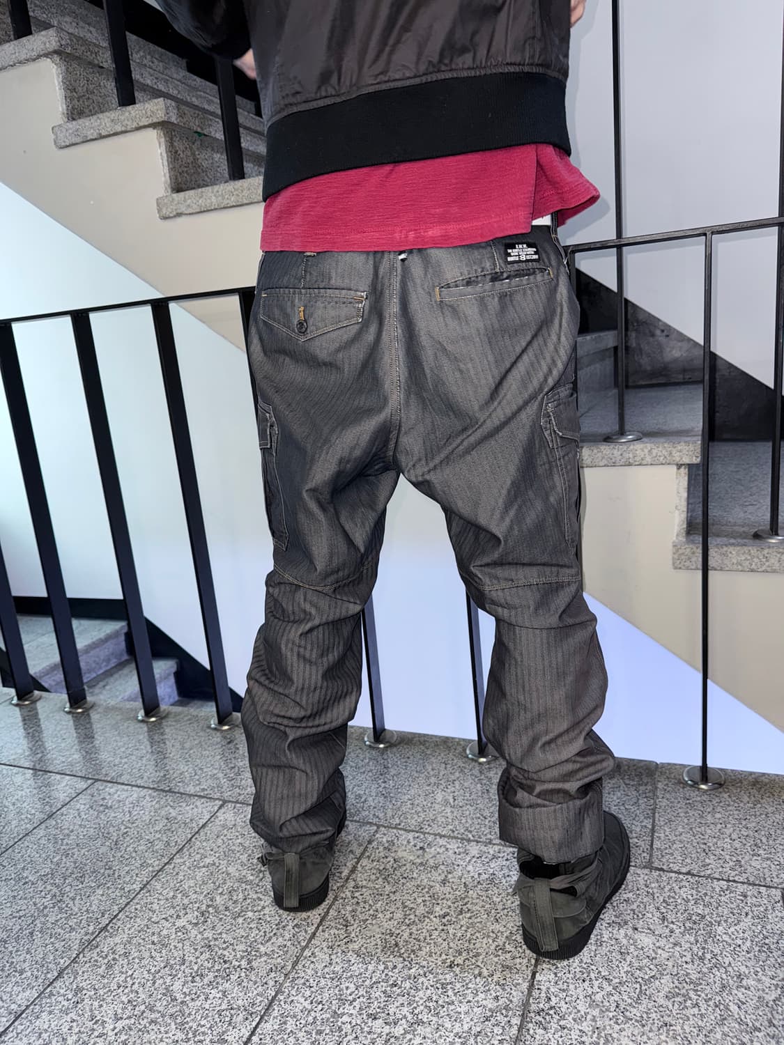 stripe cargo work pants 상품이미지5